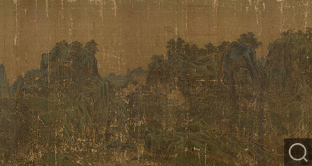 長夏江寺圖卷