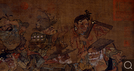 大儺圖軸