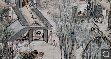 歲朝村慶圖