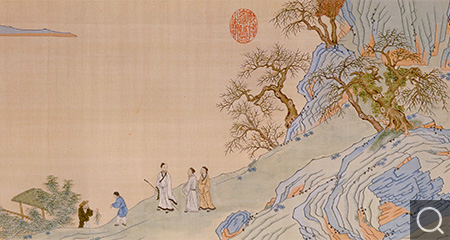 緙絲仇英后赤壁賦圖卷