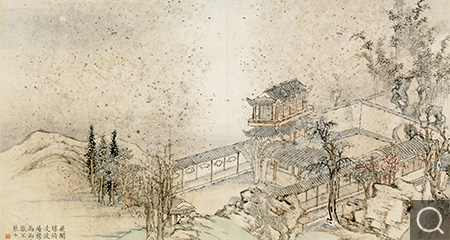 清 畫載月十詠詩(shī)意冊(cè)